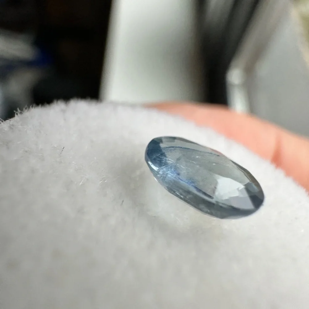 💎 RARE 1.42ct Cornflower Blue Montana Sapphire - Oval - Picture 5 of 5